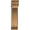 Ekena Millwork Thorton Traditional Rough Sawn Bracket w/ Offset Brace, Western Red Cedar, 8"W x 26"D x 34"H BKT0806X26X34THR01RWR - alternate 2